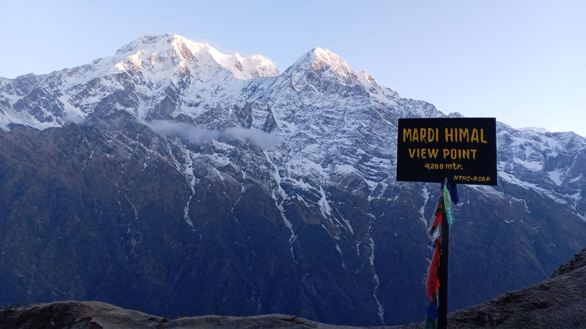 mardi himal view point