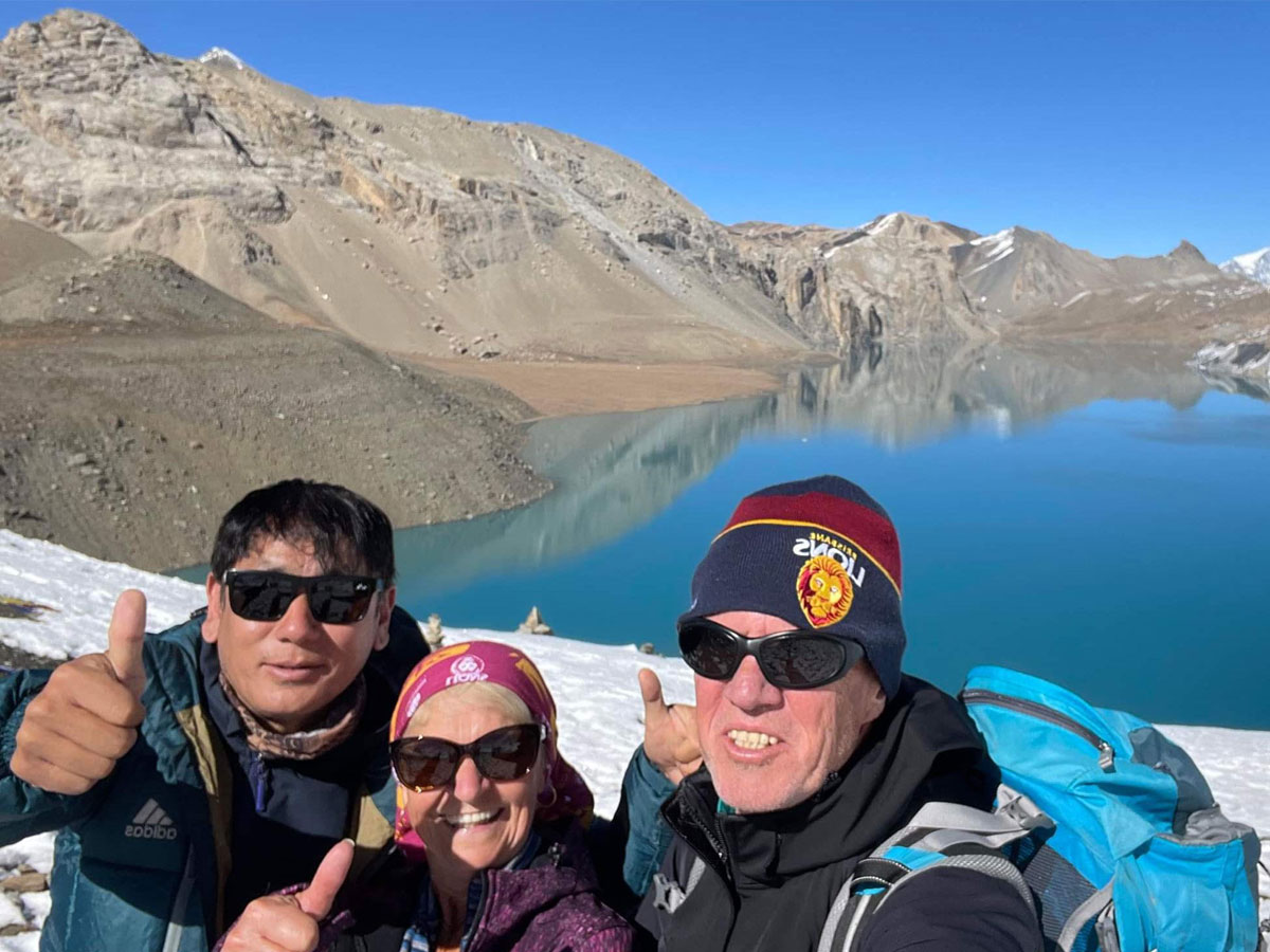 tilicho lake of annapurna region