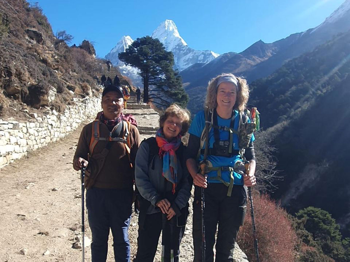 Everest Base Camp female hikers