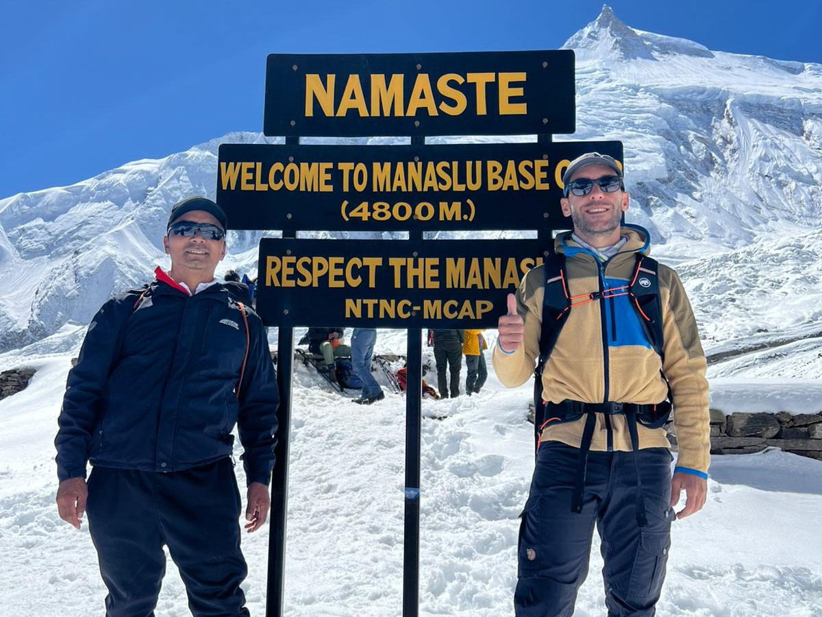 hike to Manaslu Base Camp