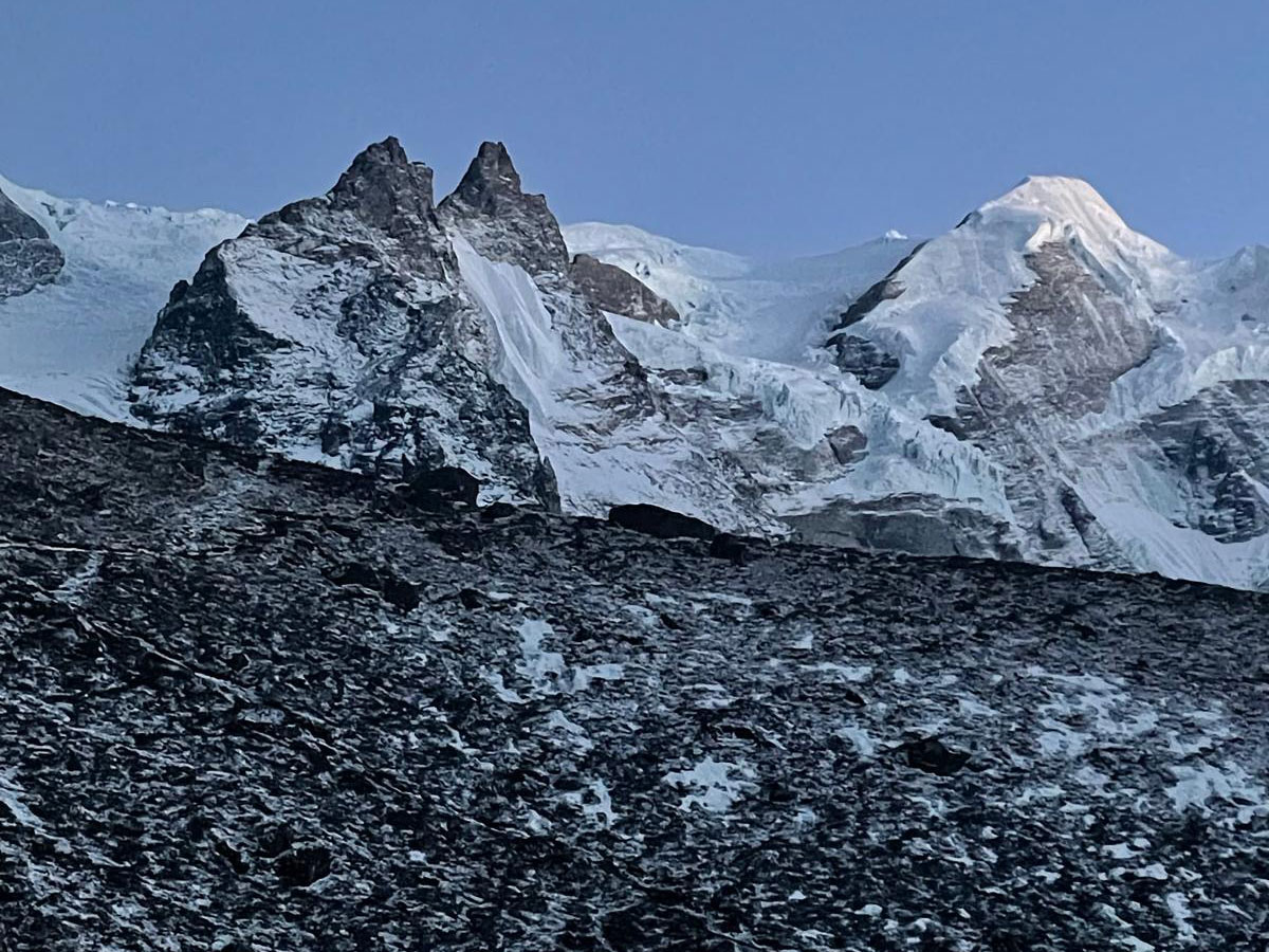 view from everest base camp